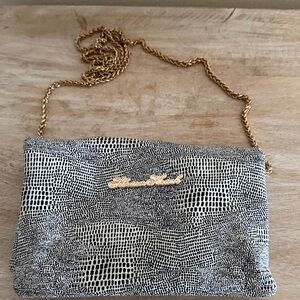 Silvian Heach Clutch with Gold Chain